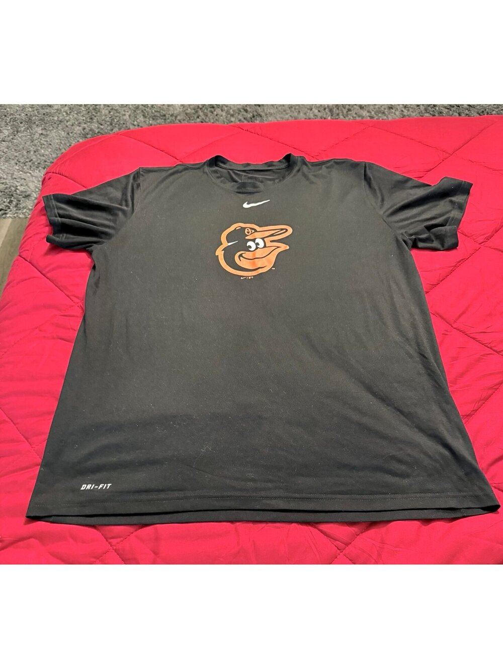 Nike Dri-FIT Baltimore Orioles Black Performance T-Shirt Men’s XL